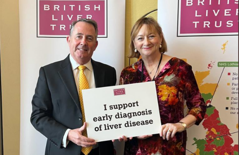 Dr Liam Fox attends the APPG on Liver Disease and Liver Cancer