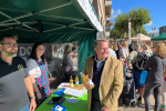 Dr Liam Fox visits Nailsea Eat Festival