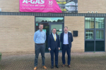 Dr Liam Fox MP visited A-Gas in Portbury