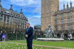 It was an honour to plant a Remembrance cross on behalf of North Somerset in Westminster this morning