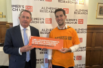 Dr Liam Fox MP attends Alzheimer's Research UK event