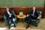 Dr Liam Fox meets Ferenc Kumin